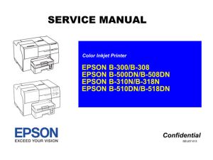 Manual de servicio de EPSON B310N/B318N/B510DN/B518DN