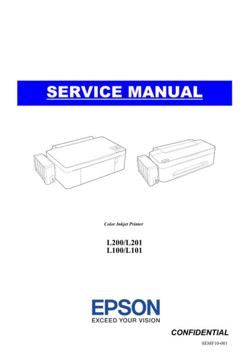 Manual de servicio de EPSON L200/L100 L201/L101