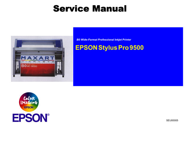 Manual de servicio de la EPSON StylusPro 9500