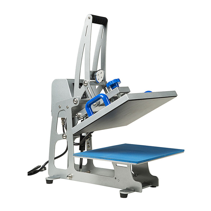 Prensa térmica plana de apertura automática de 280 x 380 mm (11" x 15") para camisetas con platina reemplazable