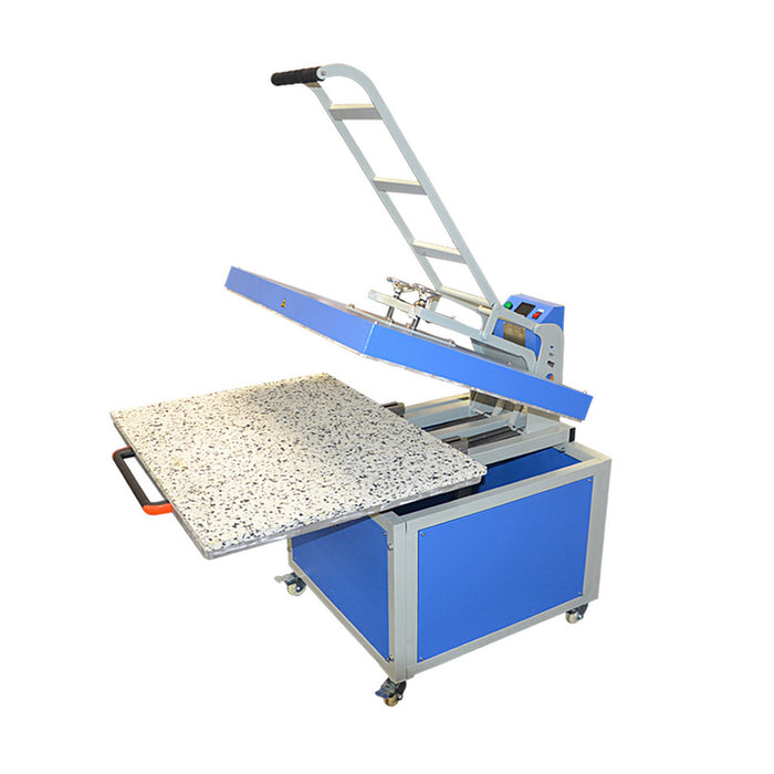 Máquina de prensado térmico manual Qomolangma de 31 x 39 pulgadas, formato grande, con fuerza manual, 220 V, 1 polo, 30 A