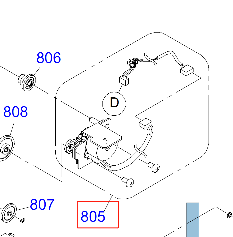 MOUNT PLATE, MOTOR, ASF ASSY for EPSON Pro 4880 4800 4450 4400 - 17037 ...