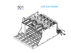 Soporte de tinta izquierdo EPSON SC-P10000 P10050 P10070 / P20000 P20050 P20070 - 1905061