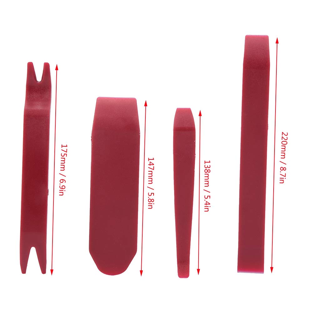 Set Video Install Tools Auto Trim Removal (POM) - 4pcs