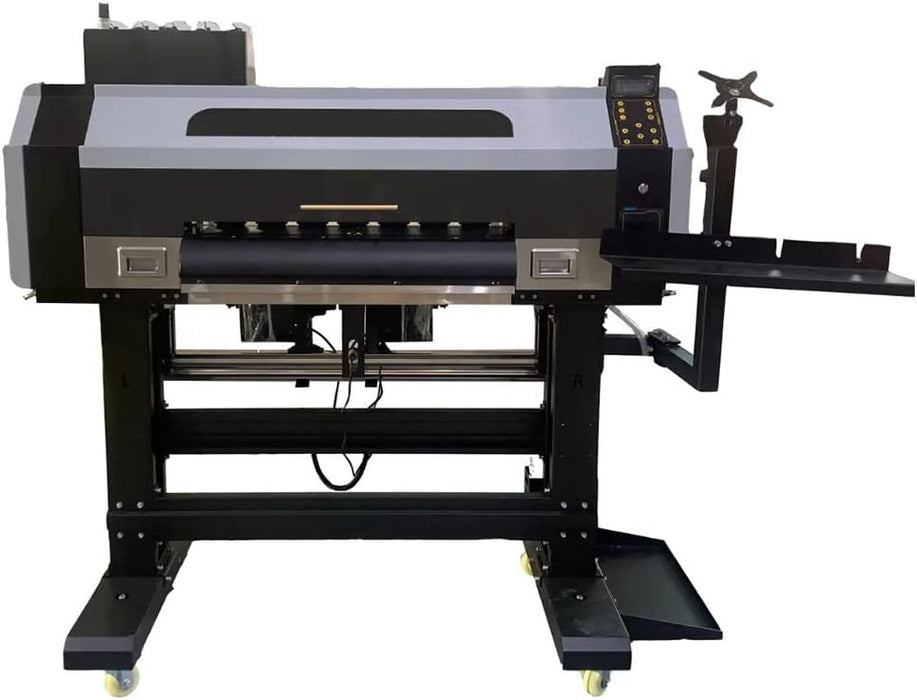 Impresora de transferencia DTF clásica de 24 pulgadas (600 mm). Impresora DTF directa a película. Máquina DTF con cabezales de impresión duales I3200-A1 para impresión de camisetas por transferencia.