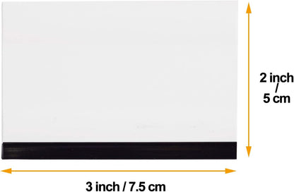 3" Window Cleaning Combo Squeegee with Soft Rubber for Car Mirror, Vehicle Side Rear Glass, Removing Water and Rain - 7.5 x 5cm (3pcs)