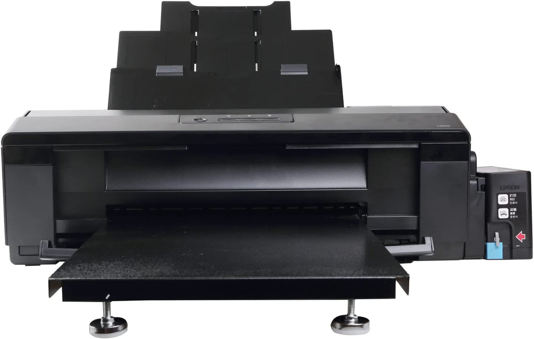 Impresora DTF de 13 pulgadas y ancho A3+, máquina de transferencia directa con película L1800, ideal para imprimir camisetas, sudaderas, fundas de almohada, etc. (6 tintas de 100 ml + 100 películas PET + polvo)