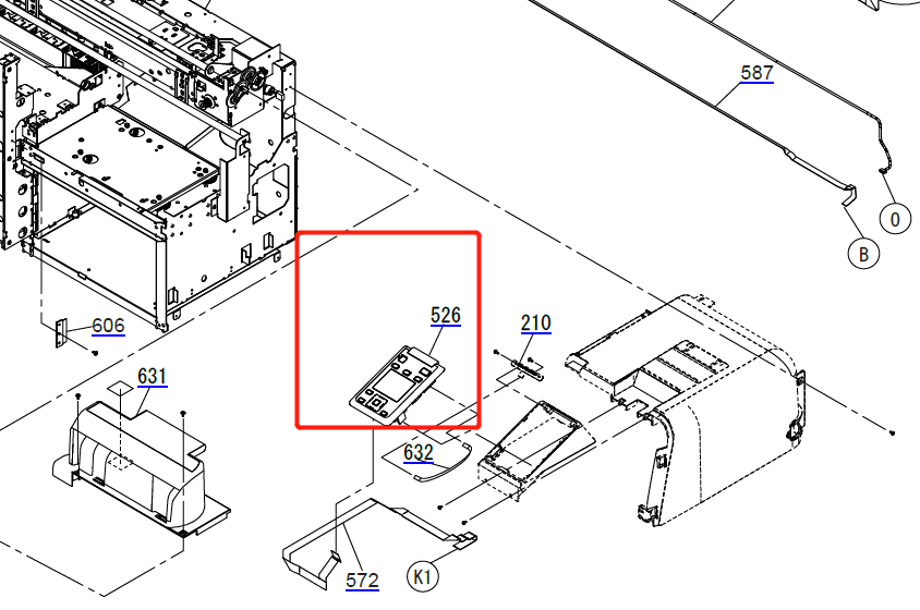 Conjunto de panel EPSON SC-P10000 P10050 P10070 / P20000 P20050 P20070 - 1686210