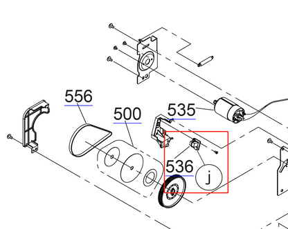 Codificador PF EPSON F6000 F6200 F6300 F7000 F7100 F7200 F9200 S30600 S50600 S70600 / 4900 7700 7890 7900 9700 9890 9900 - 2210270