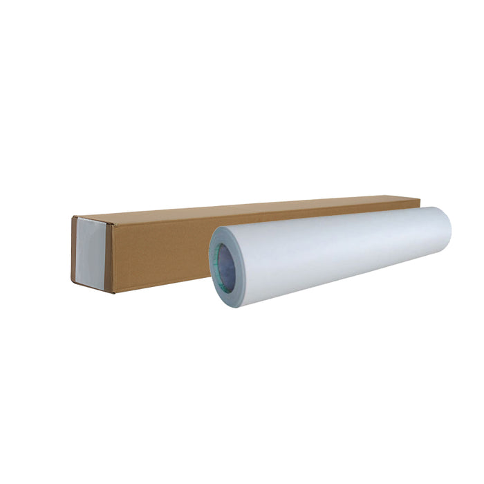 Película laminada en frío brillante (monomérica, 3,15 milésimas de pulgada, pegamento adhesivo para papel) en rollo de 54" x 50 yardas