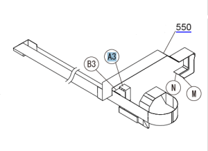 Cable FFC CR EPSON P10000 P10050 P10070 (CN100, CN101) - 2164703