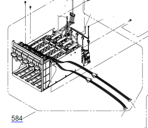 EPSON SC-F9200 F9270 Portatinta Izquierdo - 1737075 / 1691906