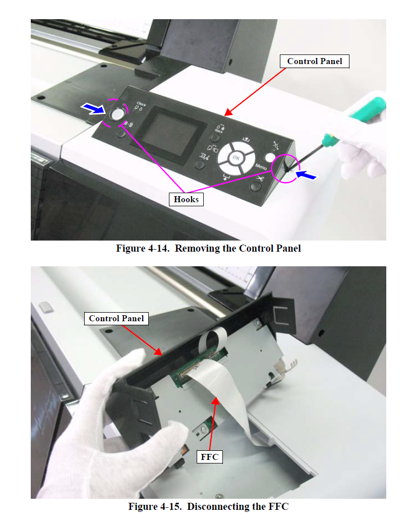 Unidad de panel EPSON Pro 7890 7900 9890 9900 (90 % nueva) - 1637117