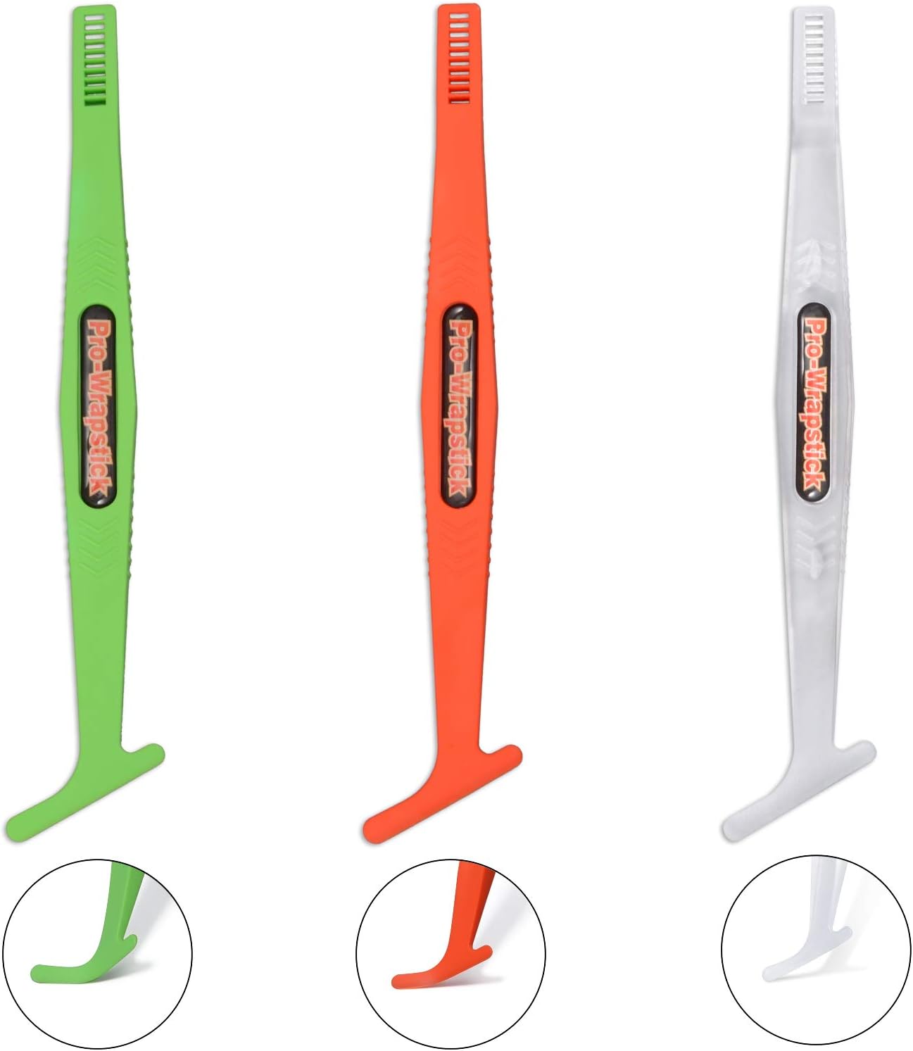 Vinyl Wrap Stick Flexible Magnet Micro Magnetic Squeegee with Different Hardness for Vinyl Car Wrapping - 3PCS/Set