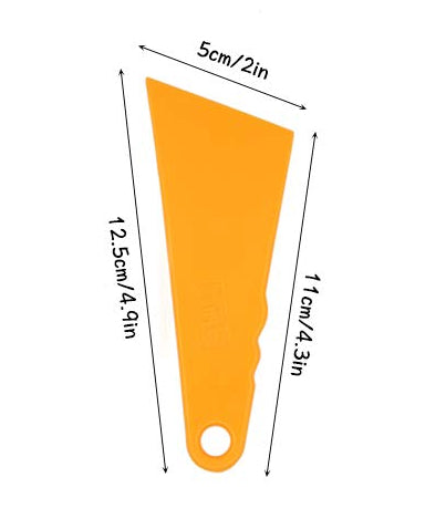 Mini Triangle Squeegee Car Wrapping Cleaning Tool (12.5cm x 5cm)