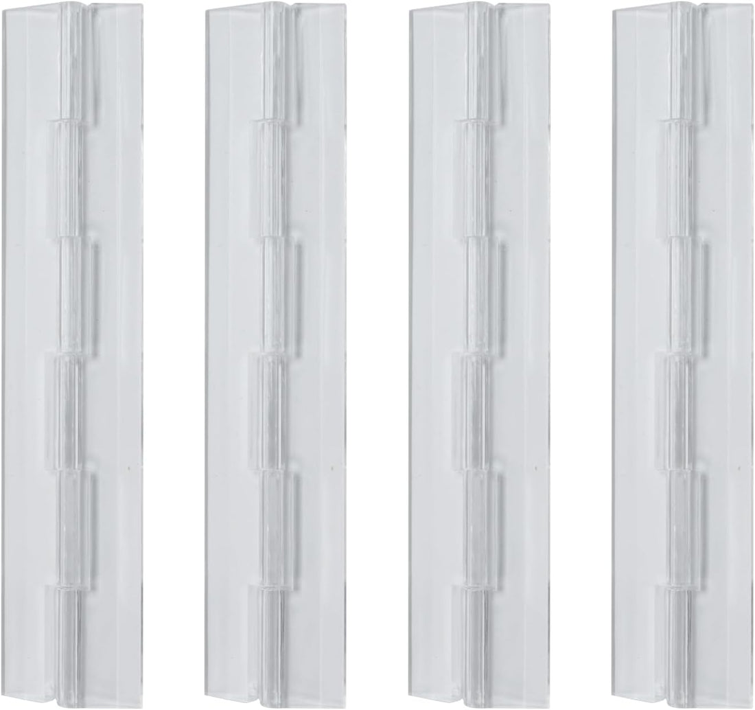 Normal Acrylic Hinge Transparent Folding Lightweight (200x42mm) - 4pcs