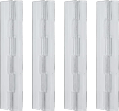 Normal Acrylic Hinge Transparent Folding Lightweight (200x42mm) - 4pcs