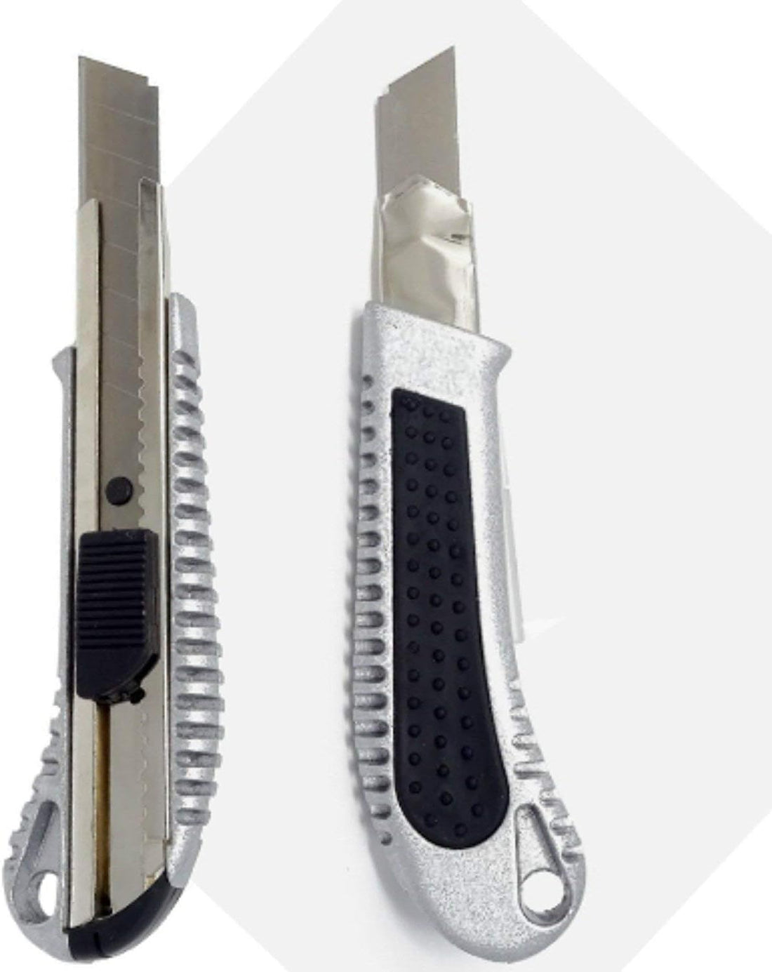 Professional Cutter Knife (18mm) With Break Blades (Plastic) Separable Blade Cutter, Carpet Knife / 052