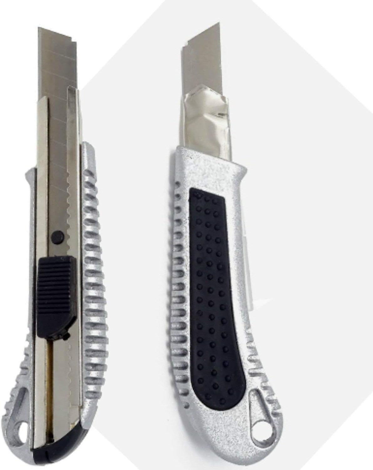 Professional Cutter Knife (18mm) With Break Blades (Plastic) Separable Blade Cutter, Carpet Knife / 052