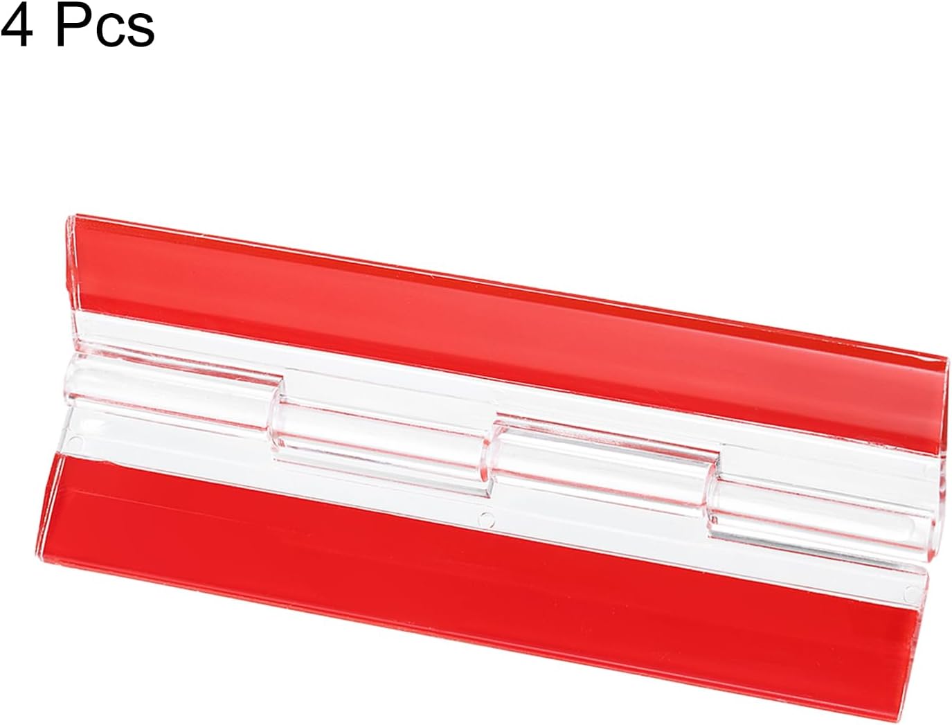Normal Acrylic Hinge Transparent Folding Lightweight (100x42mm) - 4pcs