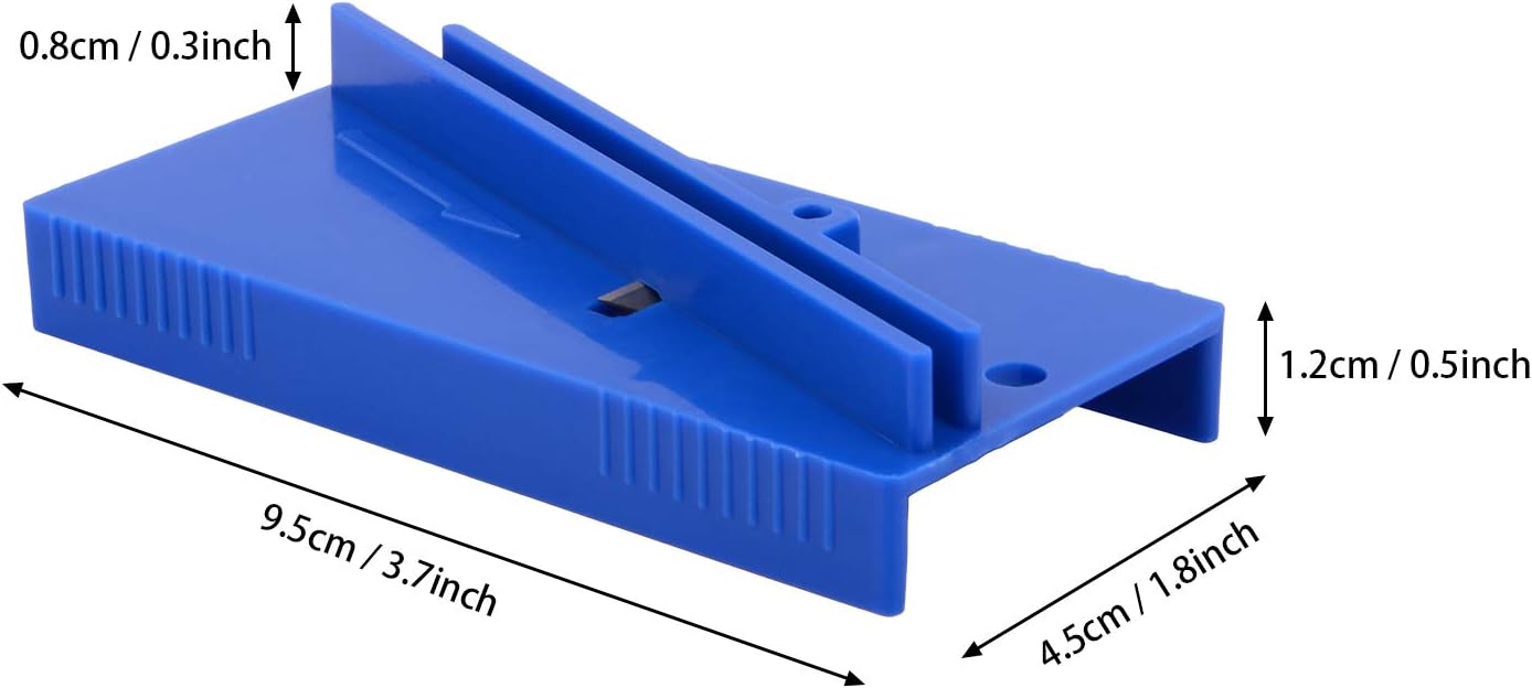 Vinyl Wrap Film Card Squeegee Sharpener (9.5 x 4.5cm) - 1pcs