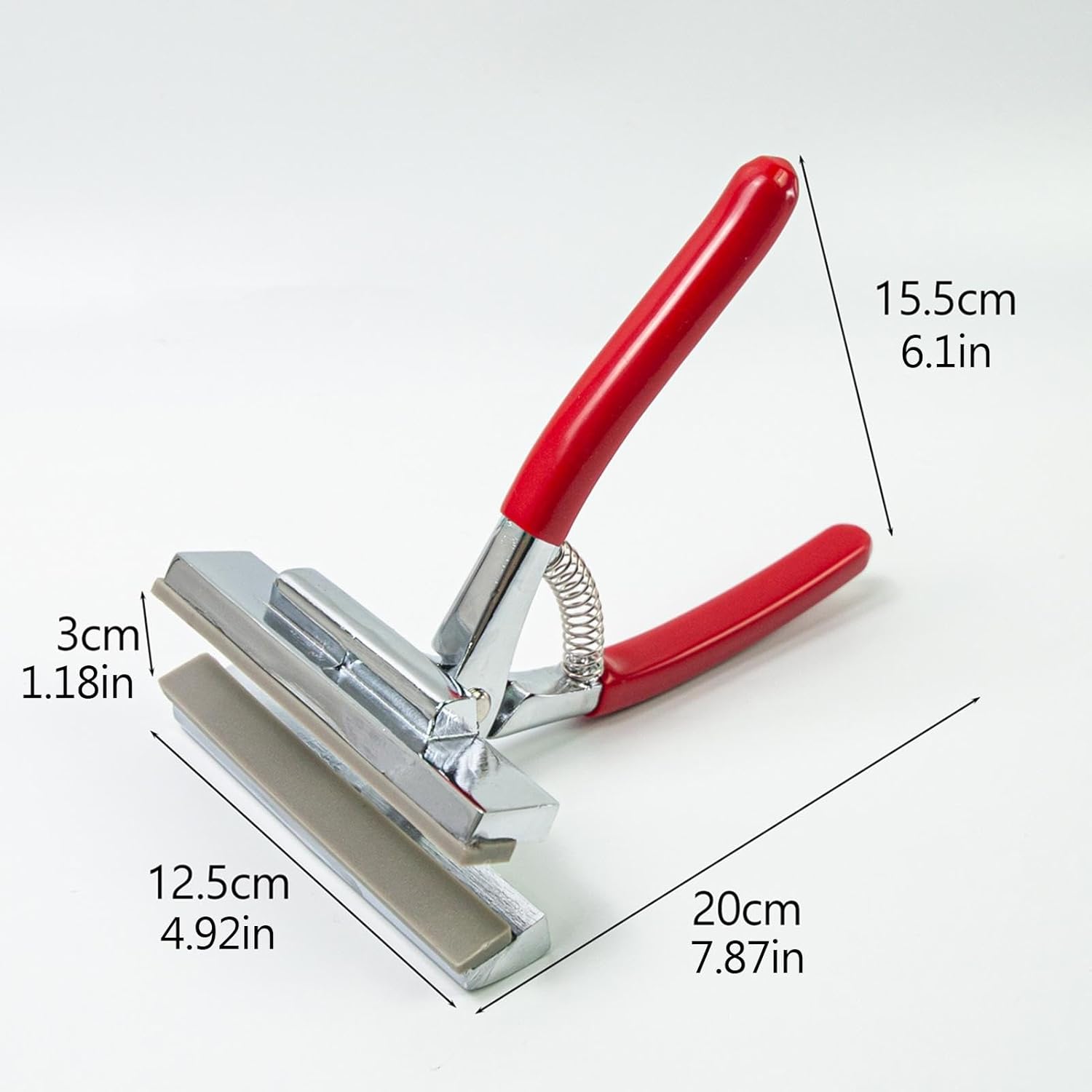 Canvas Tensioner Tool (20 cm), Canvas Pliers for Painting, Canvas Tensioner Extension Pliers, Metal Extension Pliers, Heavy Duty Hand Tools with Spring Handle, Strum