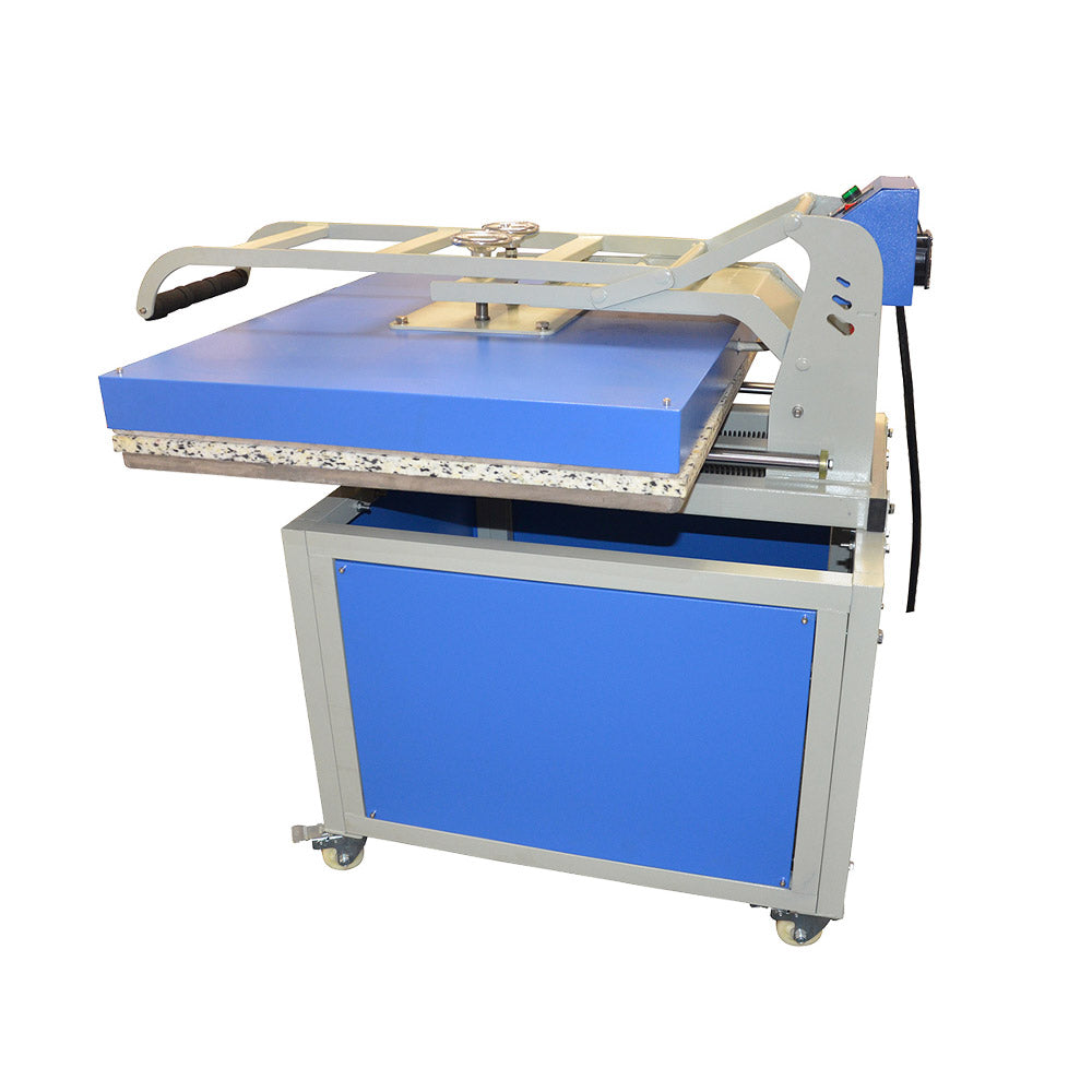 Prensa térmica manual Qomolangma de 39 x 47 pulgadas, formato grande, para textiles, 220 V, 1 polo, 41 A