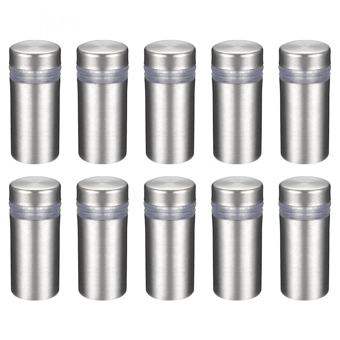 Wall Mount Acrylic Sign Standoff Screws Holders Glass Nails - 10pcs (12x25mm)