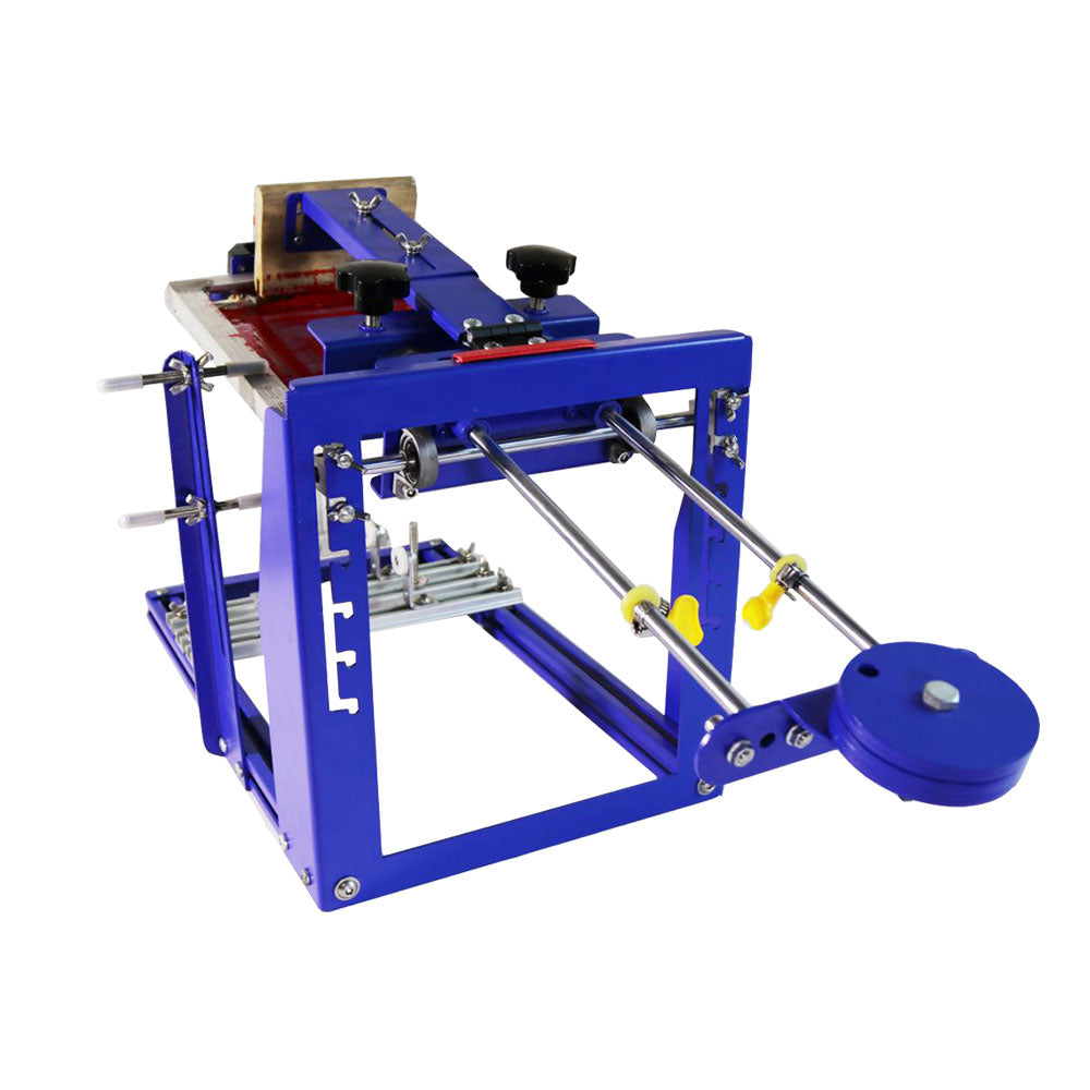 7.9" x 9.8" Manual Cylinder Curved Screen Printing Press for Cup / Mug / Bottle (Diameter:6.7" )