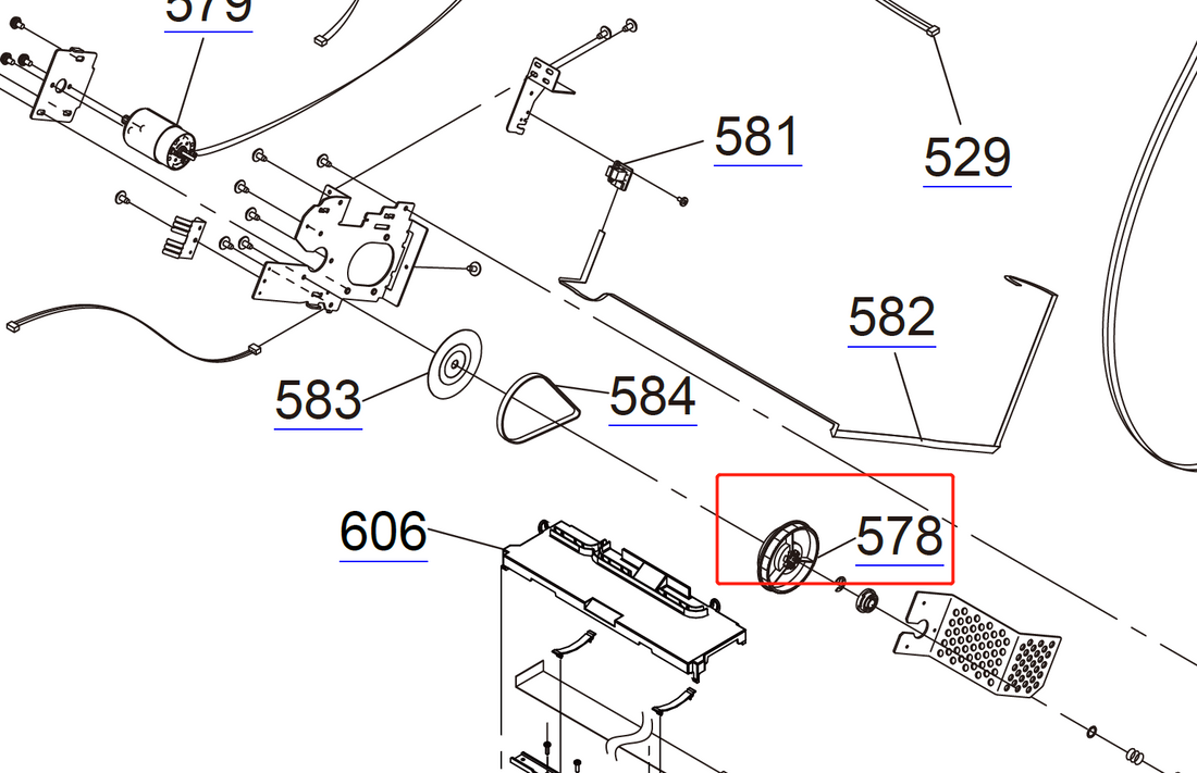POLEA PF, ASP - EPSON Pro P6000/P7000/P8000/P9000 P9500 7890/7700/7900 9700/9890/9900 - 1507817