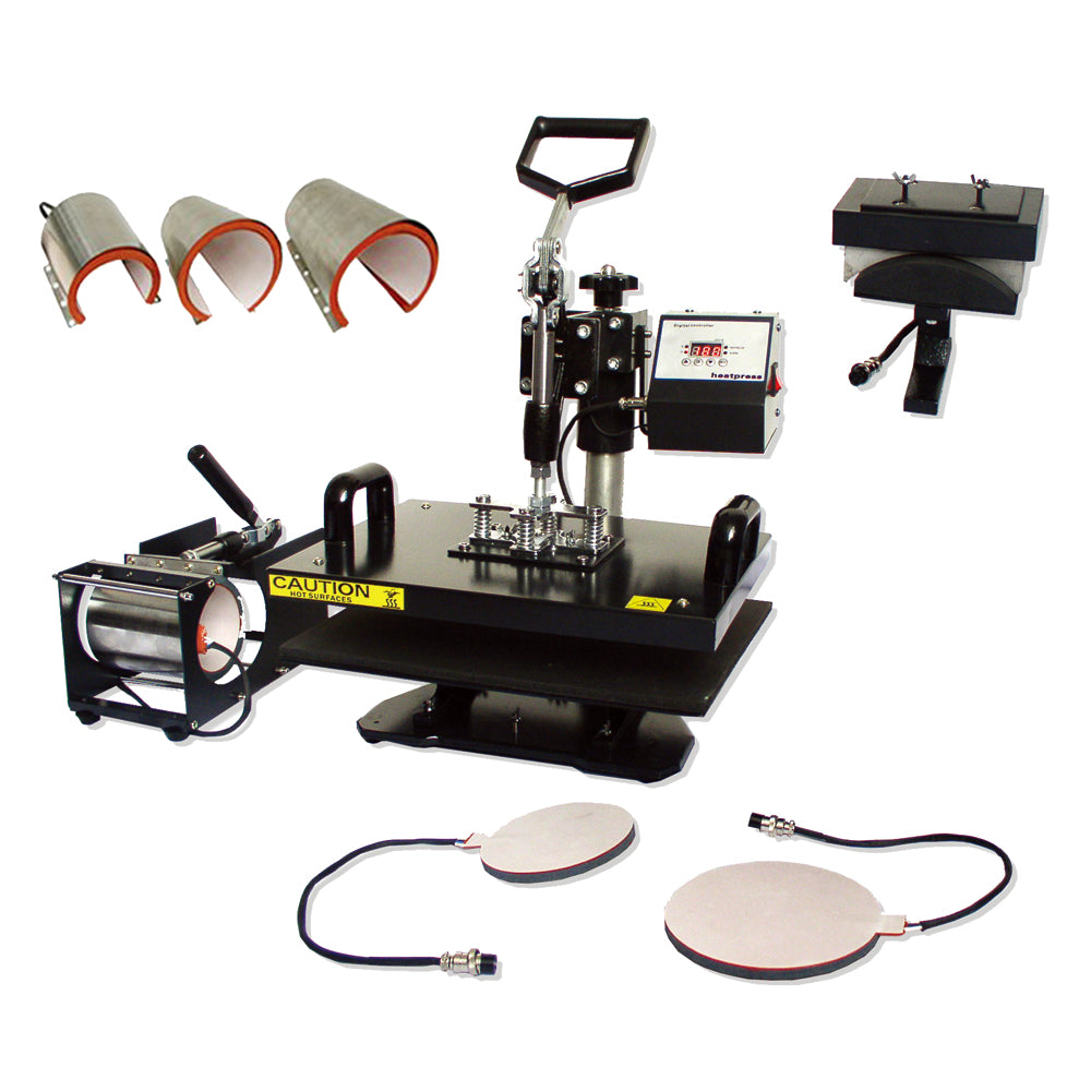 8 in 1 Combo Heat Press Machine 11.0" x 15.0" (280 x 380mm)
