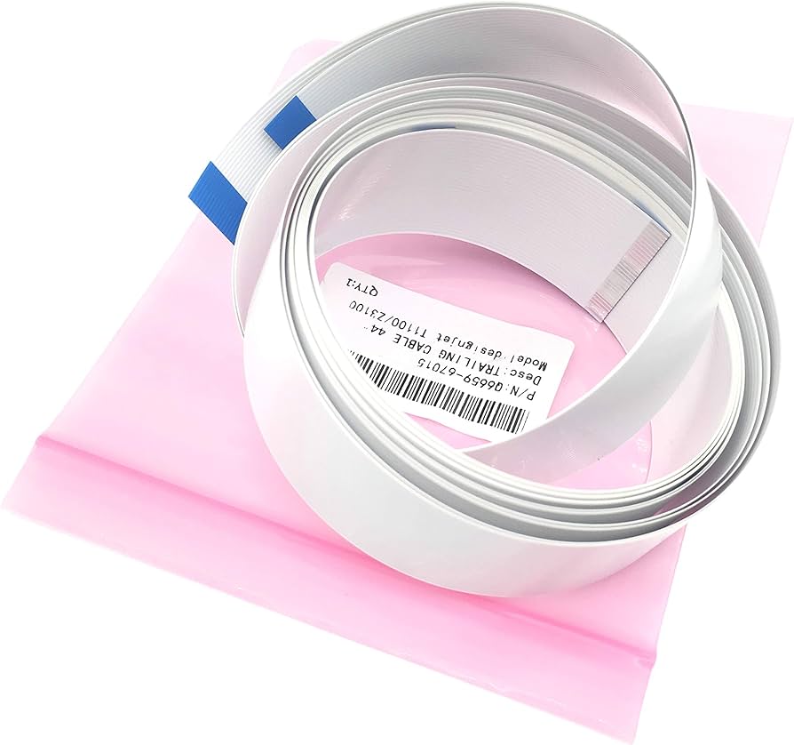 Conjunto de cable de arrastre para el carro de las impresoras HP Designjet Z3100, Z2100, Z3200, T1100, T610 y T770 de 44 pulgadas (Q6659-67015)