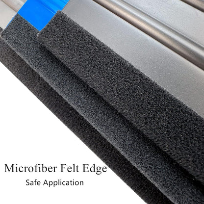 Vinyl Wrap Felt Edge Squeegee for Decals, Adhesive Vinyl, Window Film, Wallpaper - 3pcs (4inch - 5inch - 6inch)