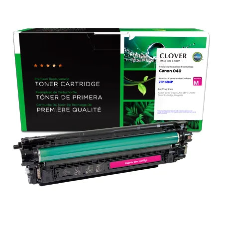 Clover Remanufactured Magenta Toner Cartridge for Canon 040 (0456C001)