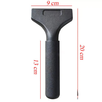 Long Handle Blue Max Squeegee for car window tinting and glass surfaces (20 x 13 cm) - Aluminium / Plastic