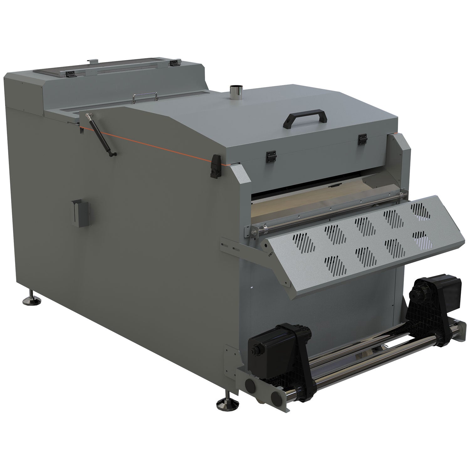 Máquina mezcladora y secadora automática clásica de polvo adhesivo de TPU CALCA de 24 pulgadas (600 mm) con pantalla táctil