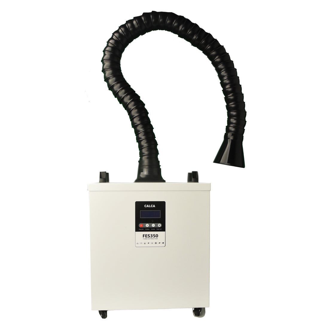 Filtro extractor de humos y purificador de aire CALCA de 350 W con sistema de filtración de 4 etapas para agitadores de polvo DTF, láser y soldadura.