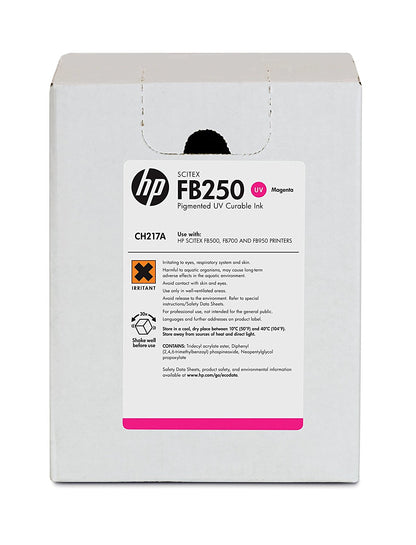 Tinta magenta HP Scitex FB250 para impresoras HP Scitex FB500/FB700 (cartucho de 3 litros) - CH217A 