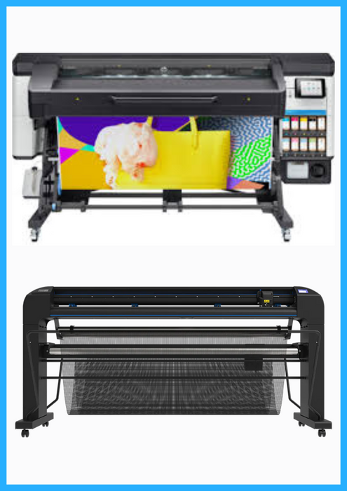 PAQUETE - Impresora HP Latex de 700 W y 64" de formato ancho - Y0U23A / Reacondicionada (90 días de garantía) + Cortadora de vinilo Summa S Clase 3 T160 de 62" (S3T160) - Nueva