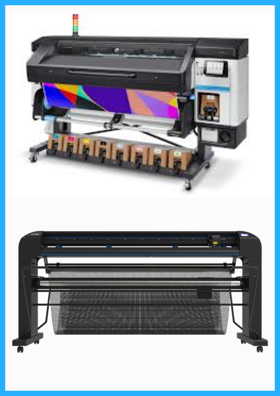 PAQUETE - Impresora HP Latex de 800 W y 64&quot; de formato ancho - Reacondicionada (90 días de garantía) + Cortadora de vinilo Summa S Class 3 T160 de 62&quot; (S3T160) - Nueva