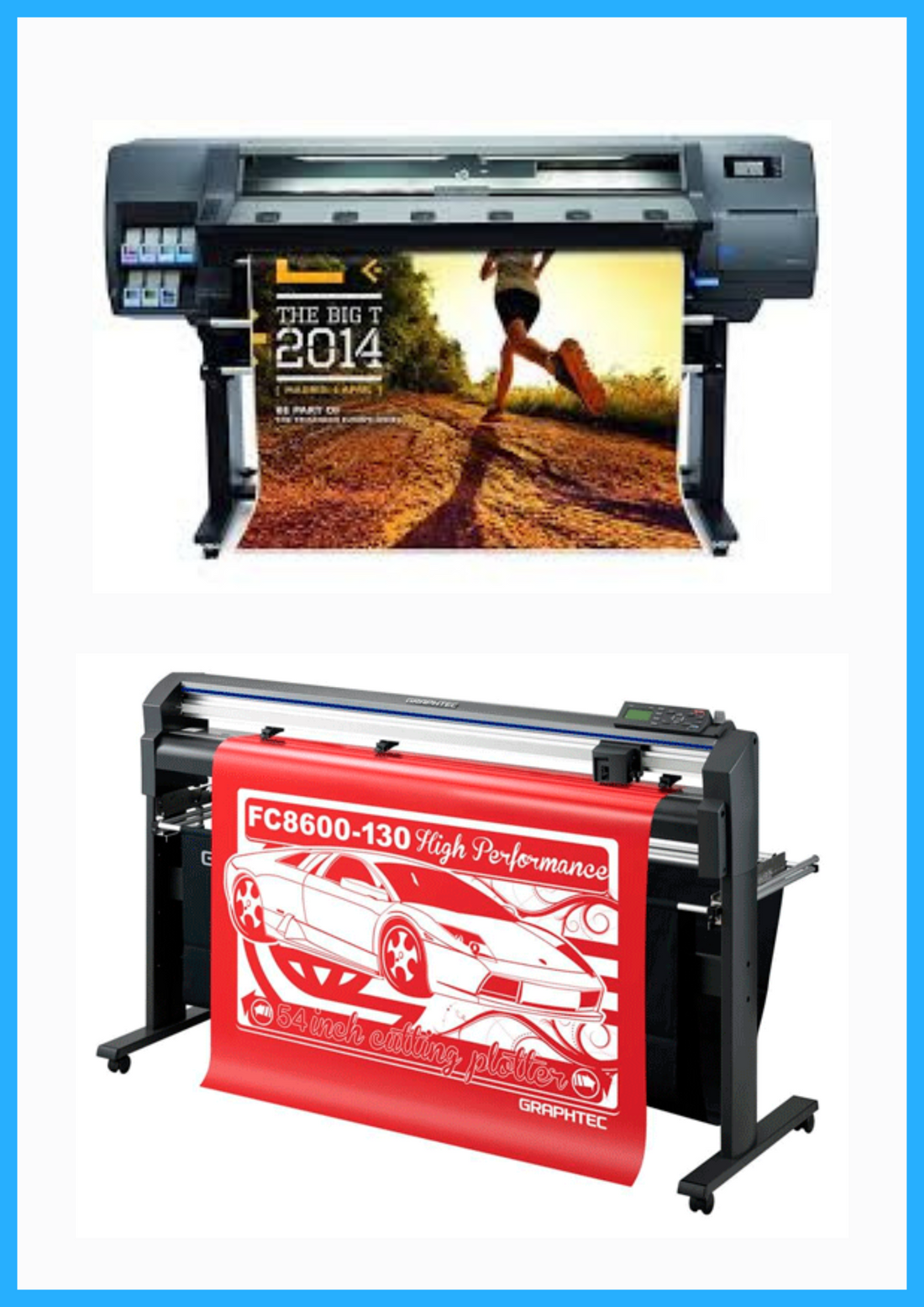 PAQUETE - HP Latex 310 de 54&quot; - Reacondicionada (90 días de garantía) + Plotter de corte de vinilo de alto rendimiento Graphtec FC8600-130 de 54&quot; - Reacondicionado (90 días de garantía) 