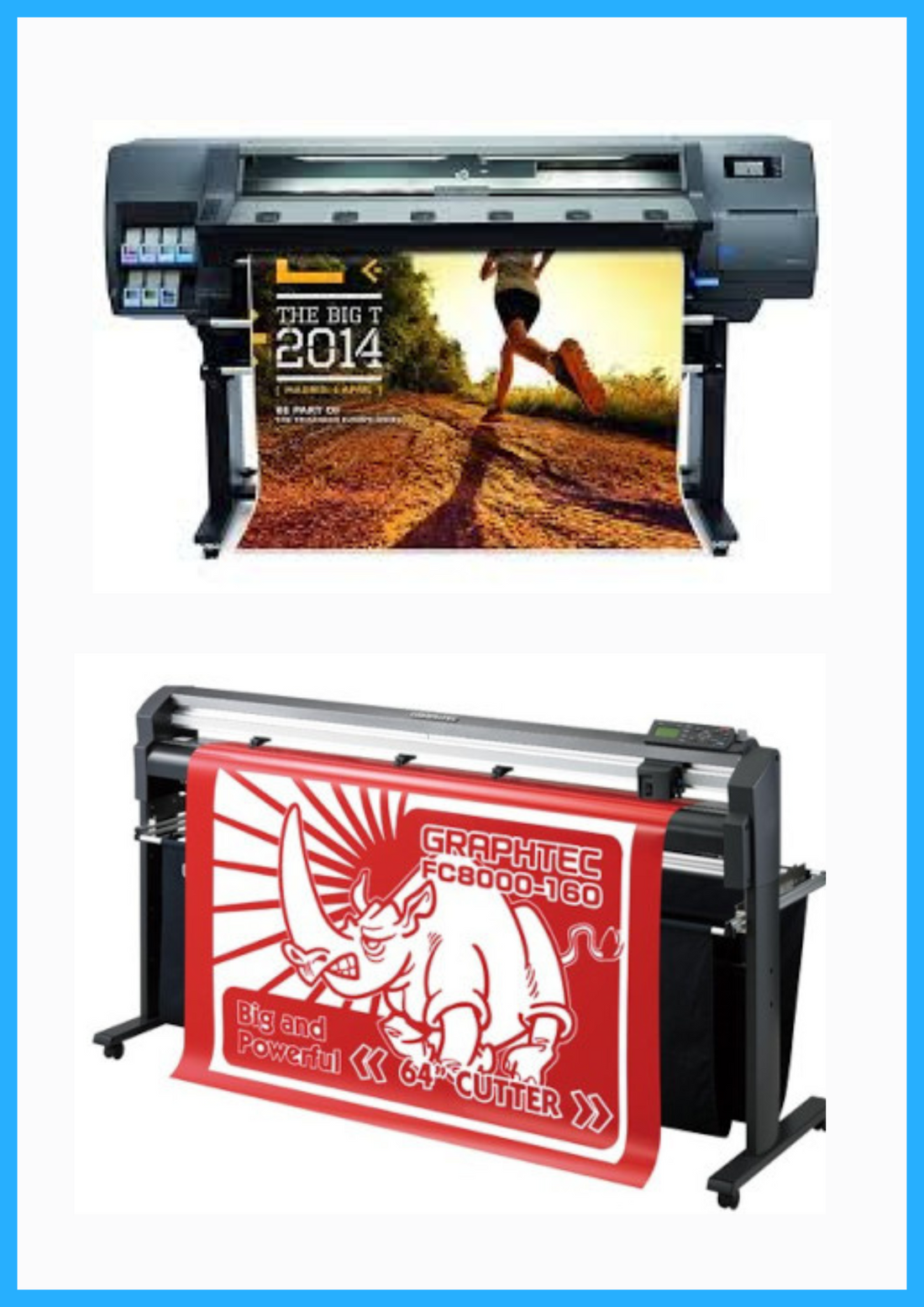 PAQUETE - HP Latex 310 de 54&quot; - Reacondicionada (90 días de garantía) + Plotter de corte de vinilo Graphtec FC8000-160 de 64&quot; - Reacondicionado (90 días de garantía) 