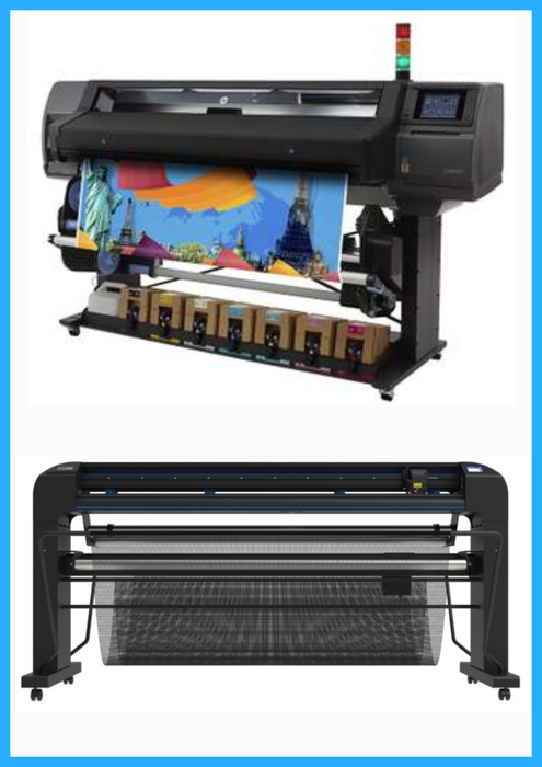 PAQUETE - Impresora Latex 570 de 64" - Reacondicionada (90 días, 1, 2, 3 o 4 años de garantía) + Cortadora de vinilo Summa S Clase 3 D160 de 62" - Nueva 
