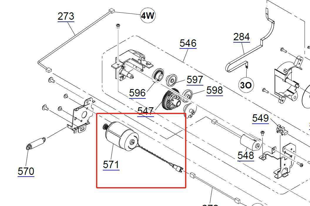 Motor EPSON SureLab D1000 D1050 D1070 PF - 2210996