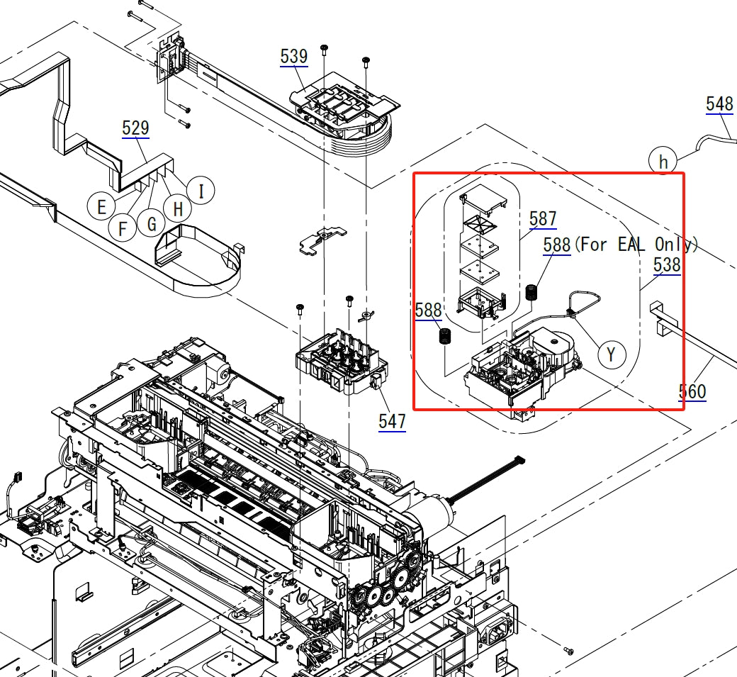 Conjunto de tapa de bomba EPSON SureLab D700, D800, D850 y D870 / Unidad de limpieza / Unidad de taponado - 1766396