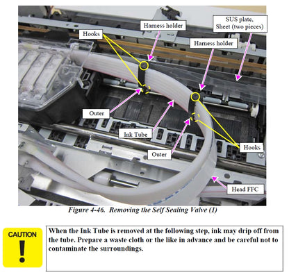 Conjunto de tubo EPSON SureLab D700 D800 D850 D870 - 1886594