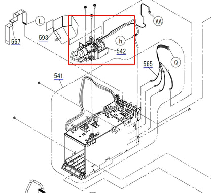 EPSON SureLab D700 D800 D850 D870 CONJUNTO DE BOMBA DE DESCOMPRESIÓN - 1826721 / 1712351