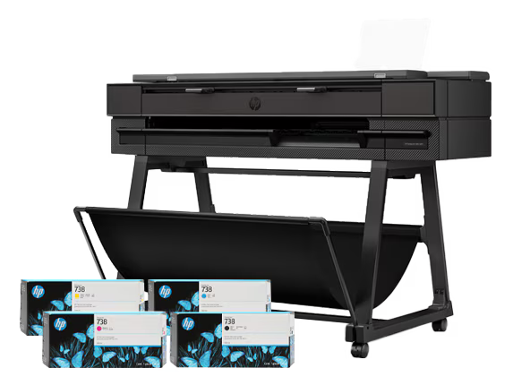 HP DesignJet T850 36&quot; w/ 2 year Support, Ink, and Installation Carepack