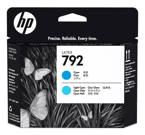 EN OFERTA - Cabezal de impresión HP 792 cian/cian claro para Designjet L26100, L26500, L28500 - CN703A / Nuevo