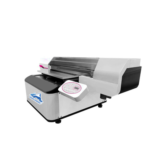 Impresora UV plana con cilindro de tinta blanca y color digital de 40 x 60